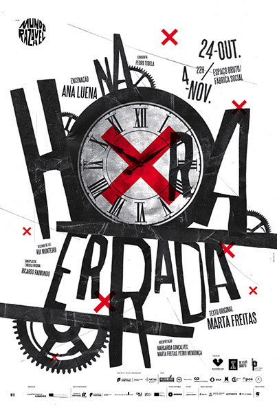 Na Hora Errada atelier d'alves #design #graphic #collage #poster