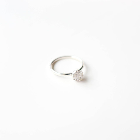 Nanhā Crystal Frost Ring || Sterling Silver #silver #pulse #design #crystal #jewelry #sterling #parallel #ring