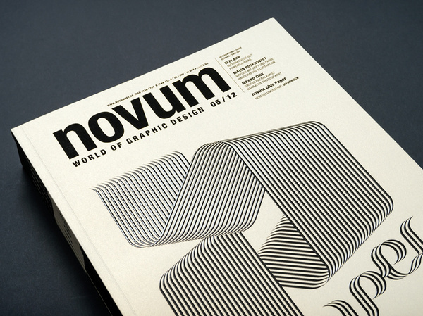 EIGA Design novum cover #gebrauchsgraphik #paper #novum #magazine