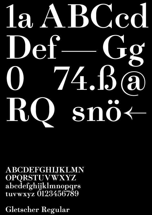 the-book-design: Gletscher Regular——www.facebook.com/heavyweightfoundry #font #specimen #serif #typeface #poster #type #typography