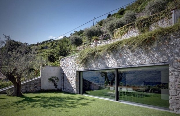 Casa MT is a private home located in Traona, Italy. #interior #design #space #architecture #room