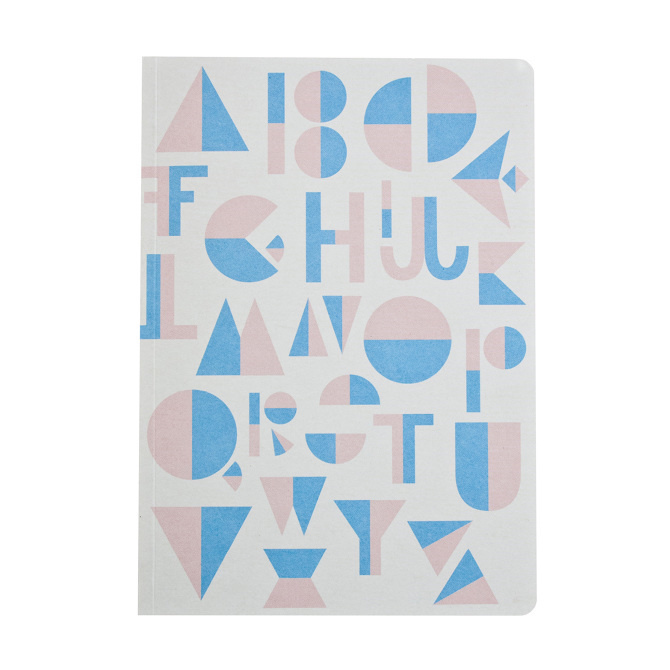 #nordic #design #graphic #illustration #danish #bright #simple #nordicliving #living #interior #kids #room #notebook #alphabet #blue #rosa
