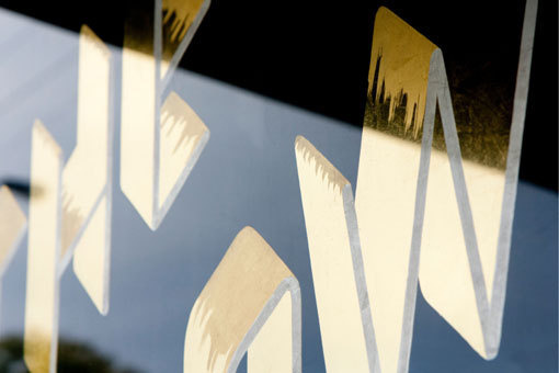 AFOM_TheTownMouse_04 #restaurant #vinyl #gold #signage #foil