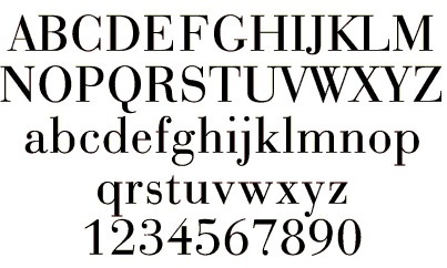 Families of Type #bodoni