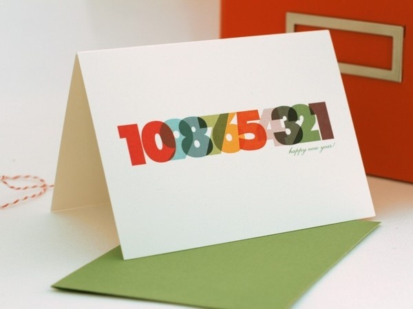Happy New Year #numbers #card