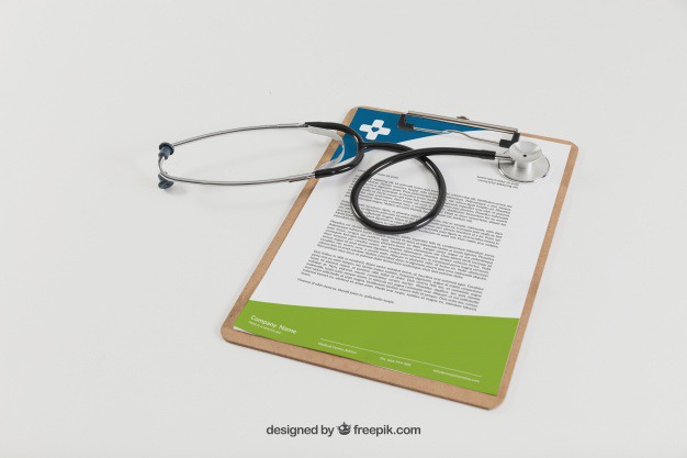 Clipboard and stethoscope Free Psd. See more inspiration related to Mockup, Template, Paper, Medical, Doctor, Health, Science, Board, Mock up, Check, List, Document, Pharmacy, Care, Healthcare, Stethoscope, Patient, Up, Health care, Check list, Clipboard, Aid and Mock on Freepik.