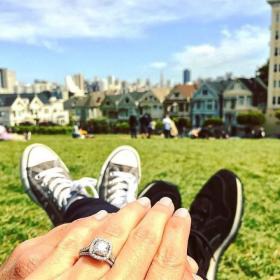 This enchanting engagement ring has me going gaga