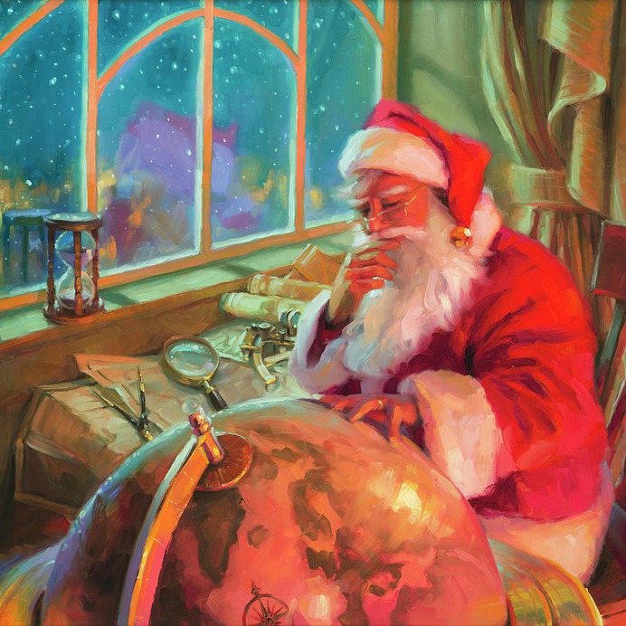christmas paint by number & step by step easy christmas paintings #painting