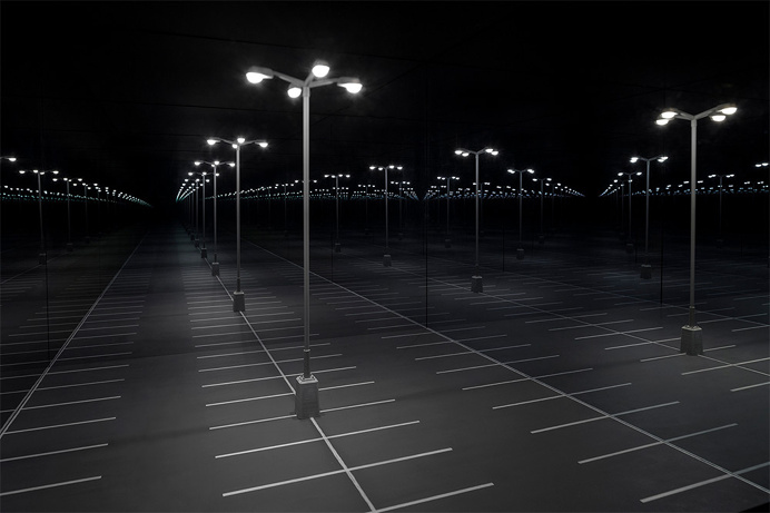Infinite Mirrored Dioramas by Guillaume Lachapelle