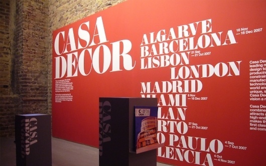 NB: Casa Décor Loft #interior #design #typography