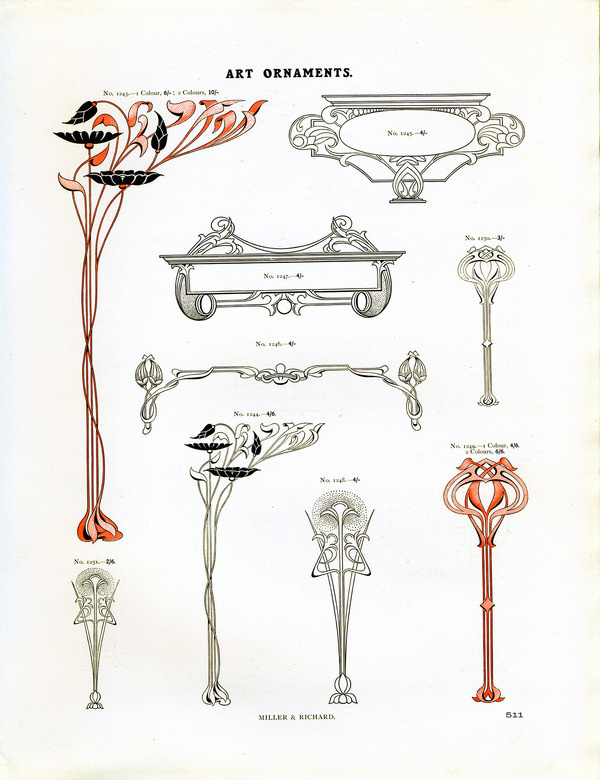 Miller and Richard Art Ornaments #ornamental