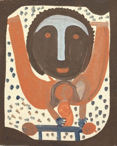 Mose_Tolliver__Scooter_Girl__a_board_19_1_4_x16__1960s-70s2_4_x7CC5.jpg 401×500 pixels #painting #folk #art