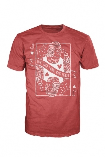 Don't Jack With Your Heart #heart #clothing #shirt #running #illustration #jack