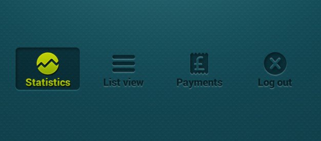 Banking buttons icons list logout mobile purchase rectangular statistics ui Free Psd. See more inspiration related to Mobile, Icons, List, Ui, Buttons, Statistics, Banking, Horizontal, Purchase, Logout and Rectangular on Freepik.