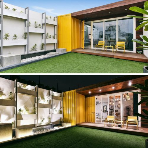 ROOFTOP SHIPPING CONTAINER STUDIO