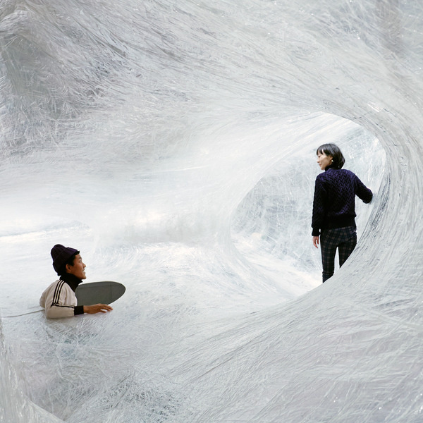Tape / Tokyo #garden #spiral #art #installation