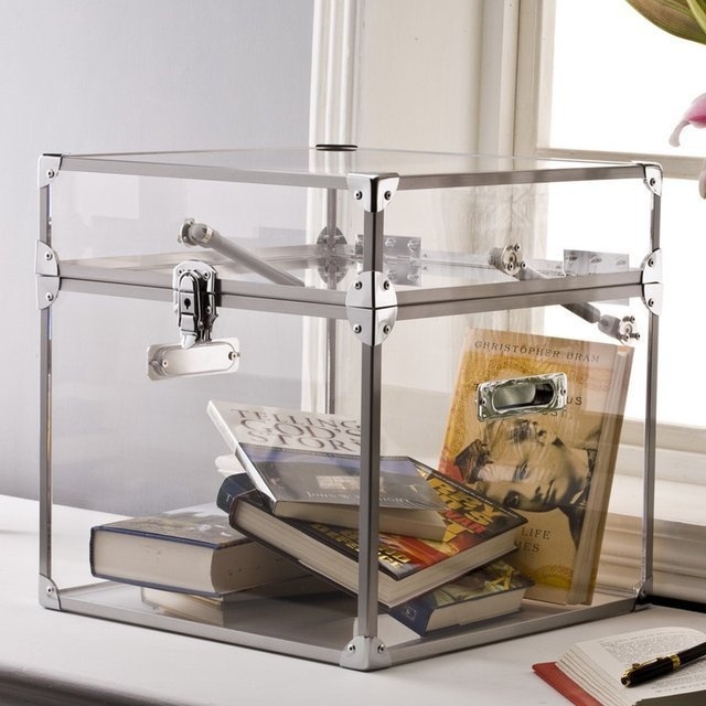 Clear Acrylic Trunk #tech #flow #gadget #gift #ideas #cool