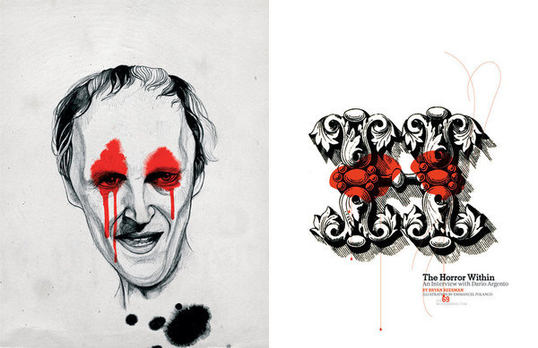 Moviemaker #illustration #layout #editorial #magazine