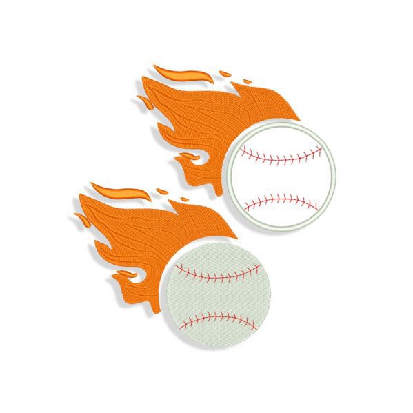 Baseball Ball Embroidery design