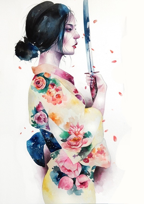 WATERCOLOR ILLUSTRATIONS BY KAZEL LIM
