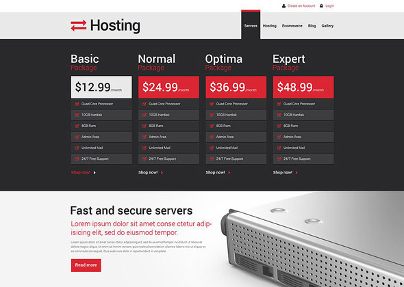 Drupal Hosting Themes