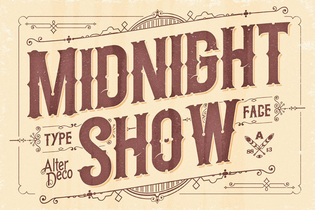Midnight Show #inspiration #lettering #vintage #type #typography