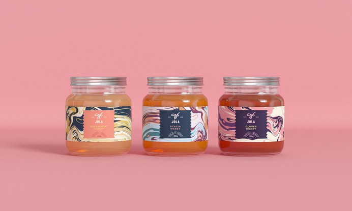 Jola Honey Mix - Mindsparkle Mag Tough Slate Design Branding Agency deisgned Jola Honey Mix – a Bright and Innovative Packaging created to attract younger audiences. #logo #packaging #identity #branding #design #color #photography #graphic #design #gallery #blog #project #mindsparkle #mag #beautiful #portfolio #designer