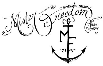 FFFFOUND! | secret forts: Moving Pictures: Mister Freedom, LA. #type #lettering