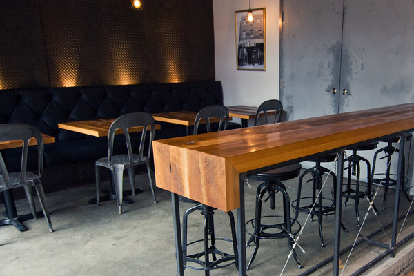 North of Brooklyn Pizzeria #interior #barn #board #restaurant #wood #furniture #pizza
