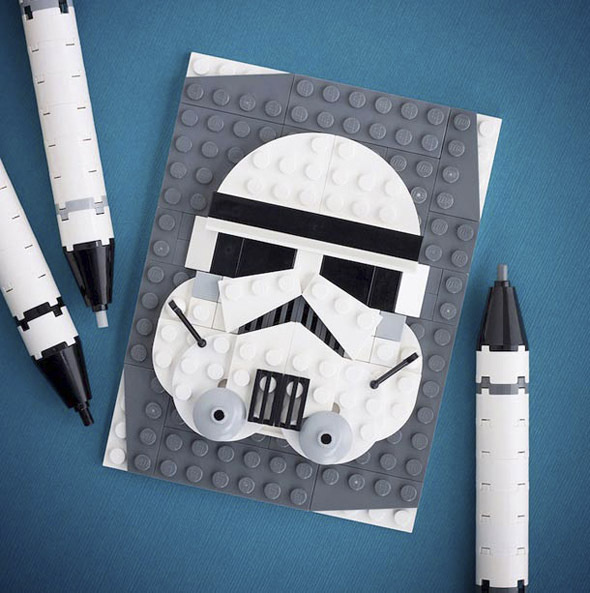 LEGO Brick Sketches | Picame Daily dose of creativity #stormtrooper #starwars #lego