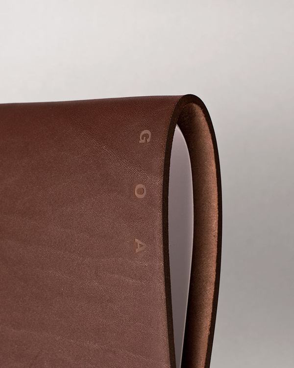 New Logo and Stationery for Goa Arkitektkontor by Heydays #branding #debossed #packaging #leather #folder