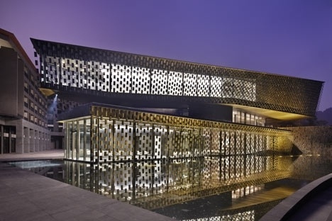 Dezeen » Blog Archive » Xinjin Zhi Museum by Kengo Kumaand Associates #architecture