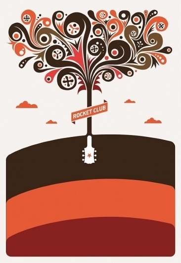 Rocket Club - Allan Peters #peters #allan #poster