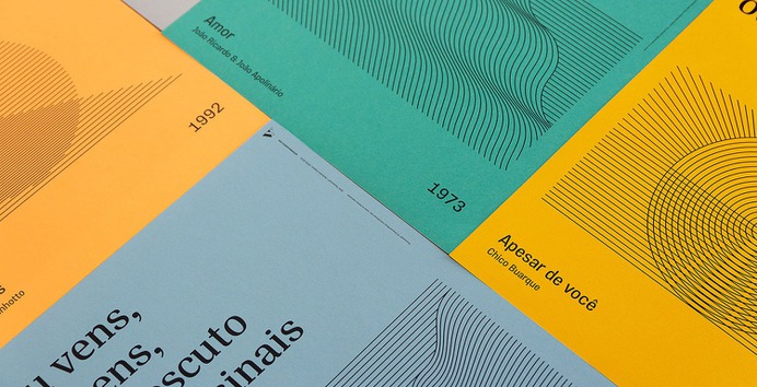 Tipoversos Identity - Mindsparkle Mag Lyrics are the visual and textual manifestation of a song and inspire Tipoversos, a series of 15 posters about brazilian music with lyrics that bring reflection, protest and a certain dose of hope. This beautiful project was designed by Johnny Brito. #logo #packaging #identity #branding #design #color #photography #graphic #design #gallery #blog #project #mindsparkle #mag #beautiful #portfolio #designer