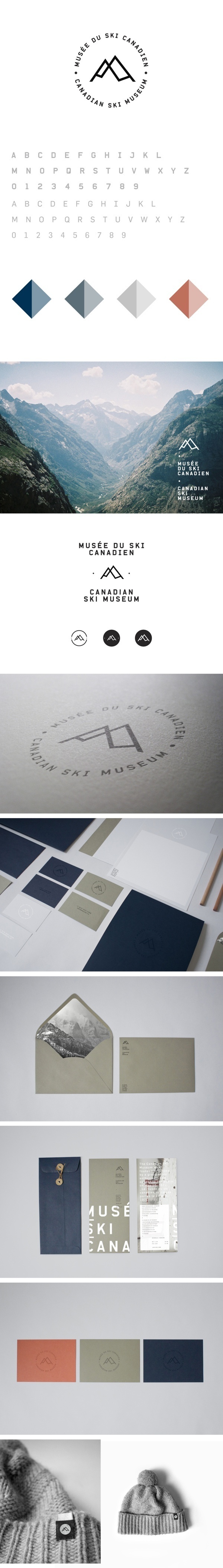 Musée du ski Canadien / Canadian Ski Museum by Eliane Cadieux #identity