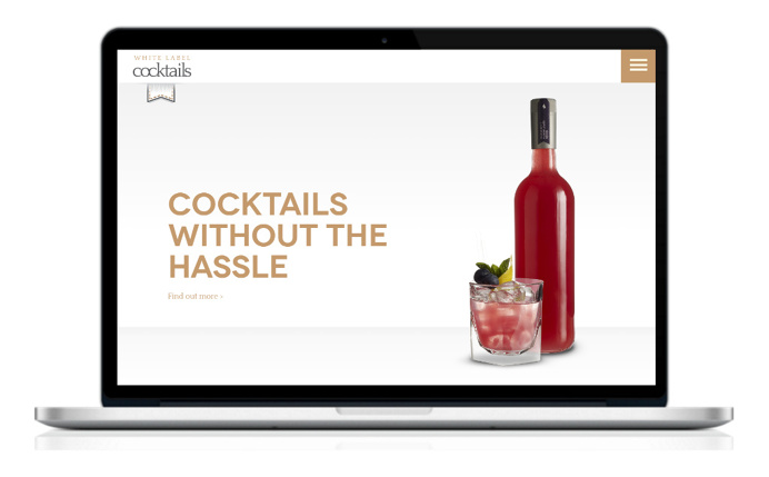 White Label Cocktails Website Design and Development, by Redspa http://redspa.uk