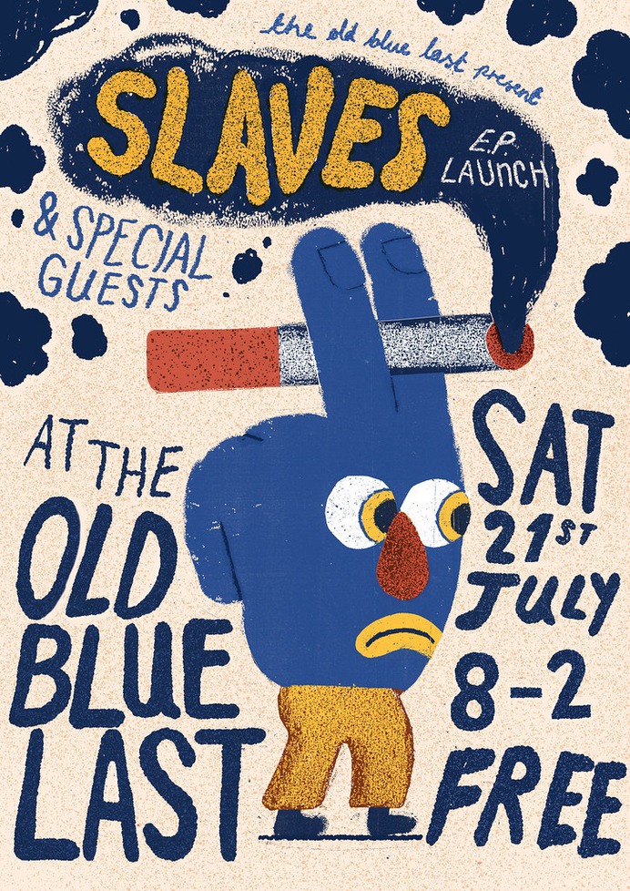 Slaves Gig Poster