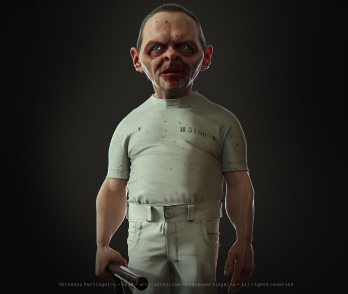 3D Hannibal Lecter