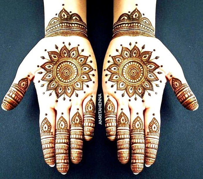 New style mehndi design