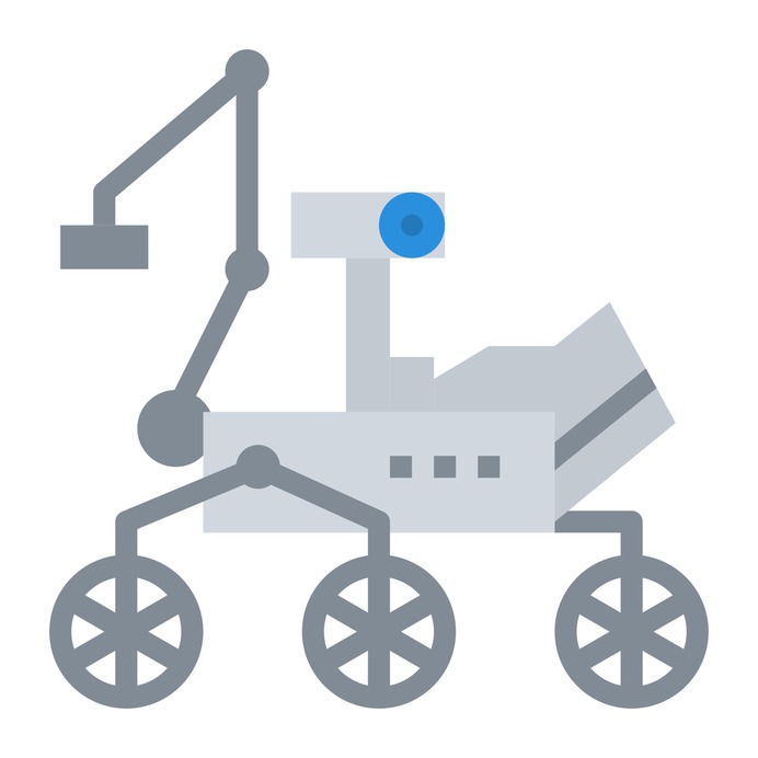 See more icon inspiration related to moon rover, exploration, transportation, electronics, automobile, education, science, vehicle and technology on Flaticon.