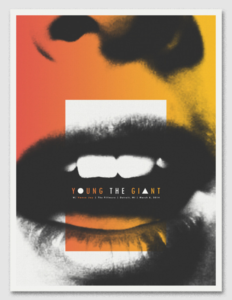 GigPosters.com - Young The Giant #poster #gradient