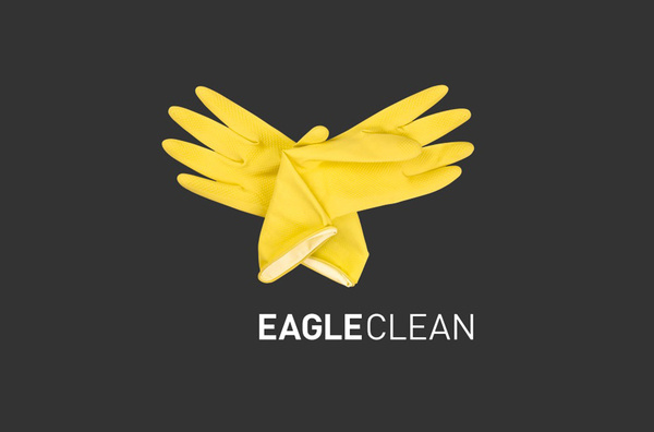 Eagle Clean logo designed by The Partners #logo #design