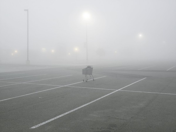 Shopping Cart, Tanger Factory Outlet Center, Interstate I 10, Gonzales, Louisiana, 1998, pigment print #photography