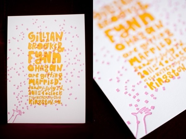 everlovingpress - letterpress invitation #wedding #print #letterpress #invitation