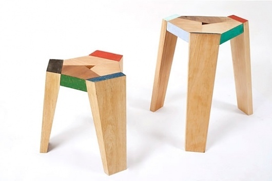 Endy Stool - Studio Ve #wood #seating #stool