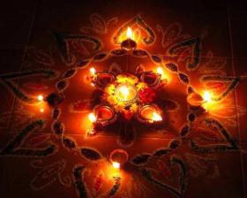 Simple Rangoli Design For Diwali
