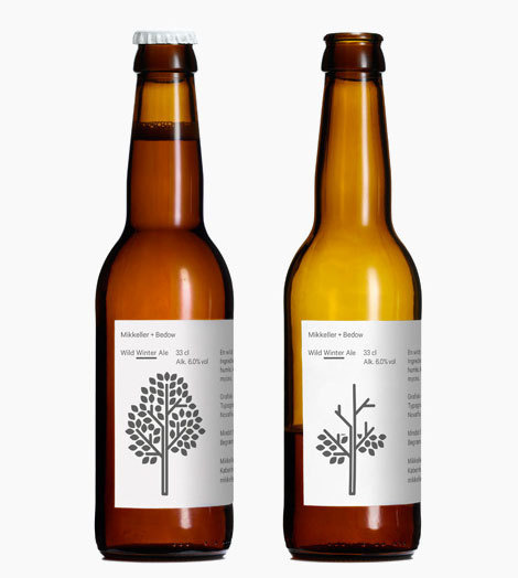 Mikkeller Wild Winter Ale #beer #bottle #label #packaging