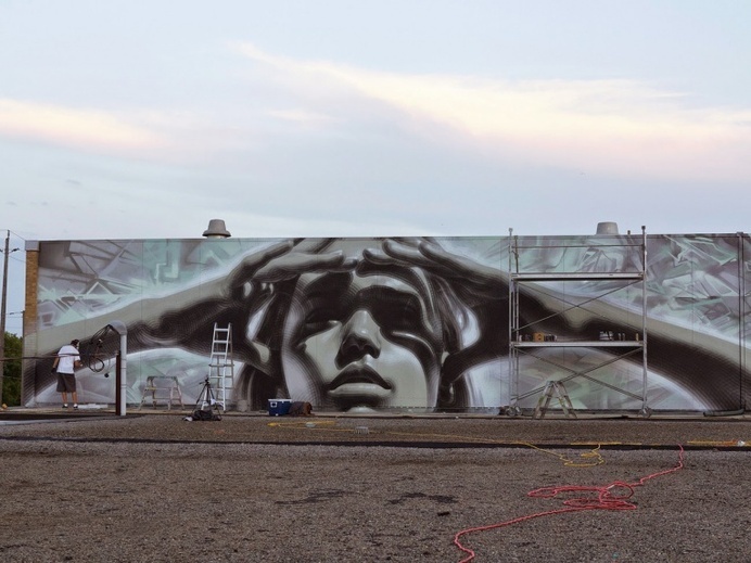 To the Future: Mural by El Mac in Toronto - JOQUZ #mural #el #art #street #toronto #mac