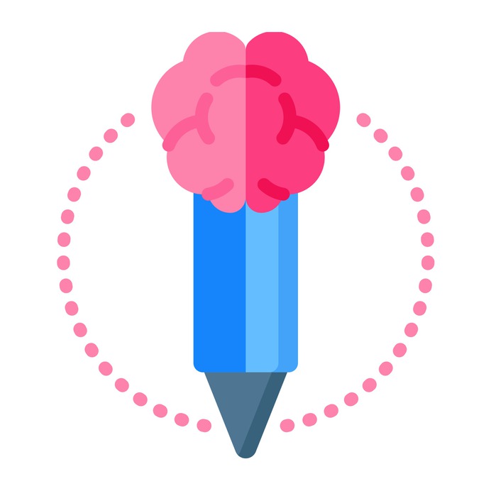 See more icon inspiration related to think, brain, mind, pencil, design thinking, art and design, miscellaneous, thinking, learning, education and people on Flaticon.