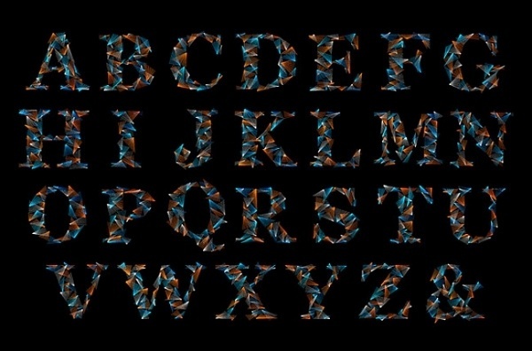 plenty of colour #sewn #connections #alphabet #type #typography